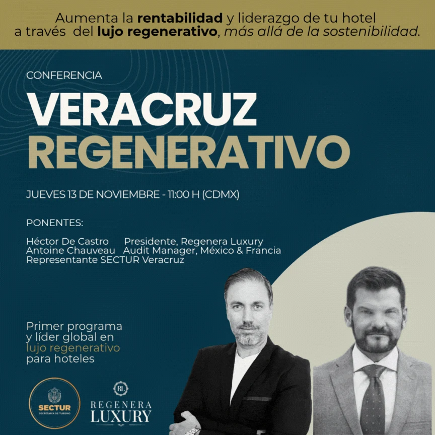 Poster for the Veracruz Regenerativo conference