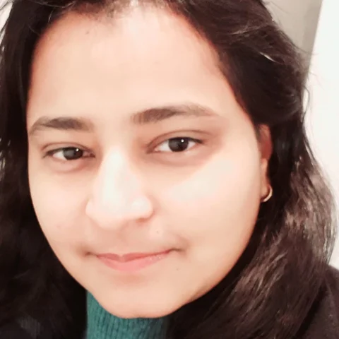 Retrato de Seepika Kansal, alumna en prácticas